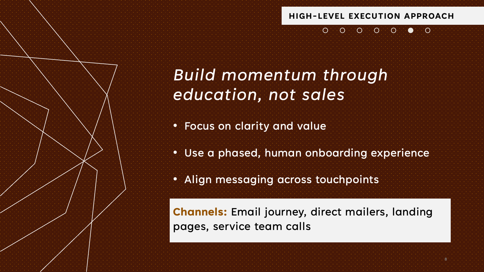Strategy Brief: Slide 8
