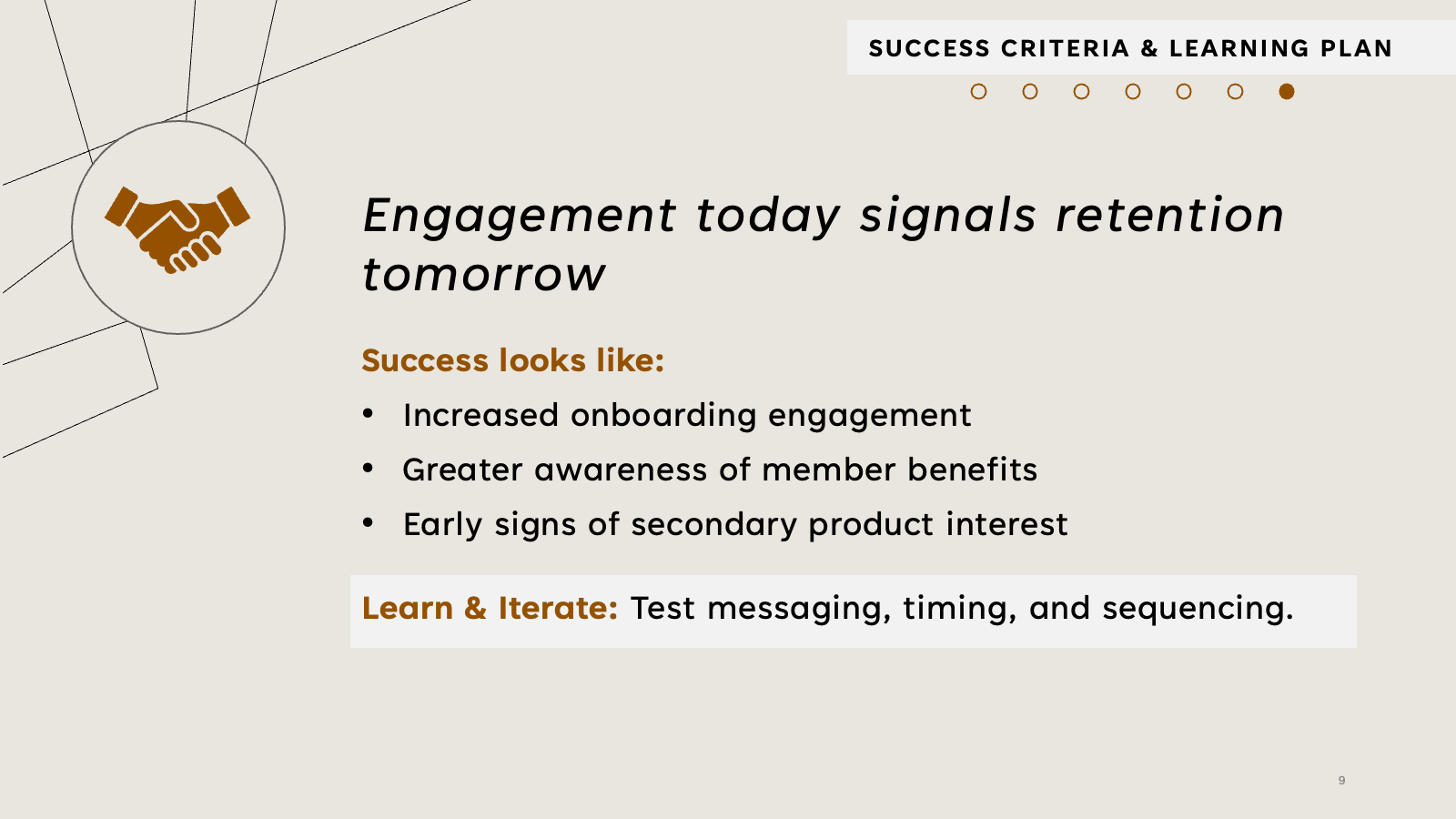 Strategy Brief: Slide 9
